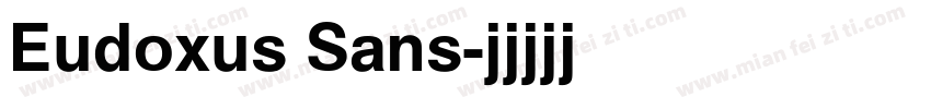 Eudoxus Sans字体转换